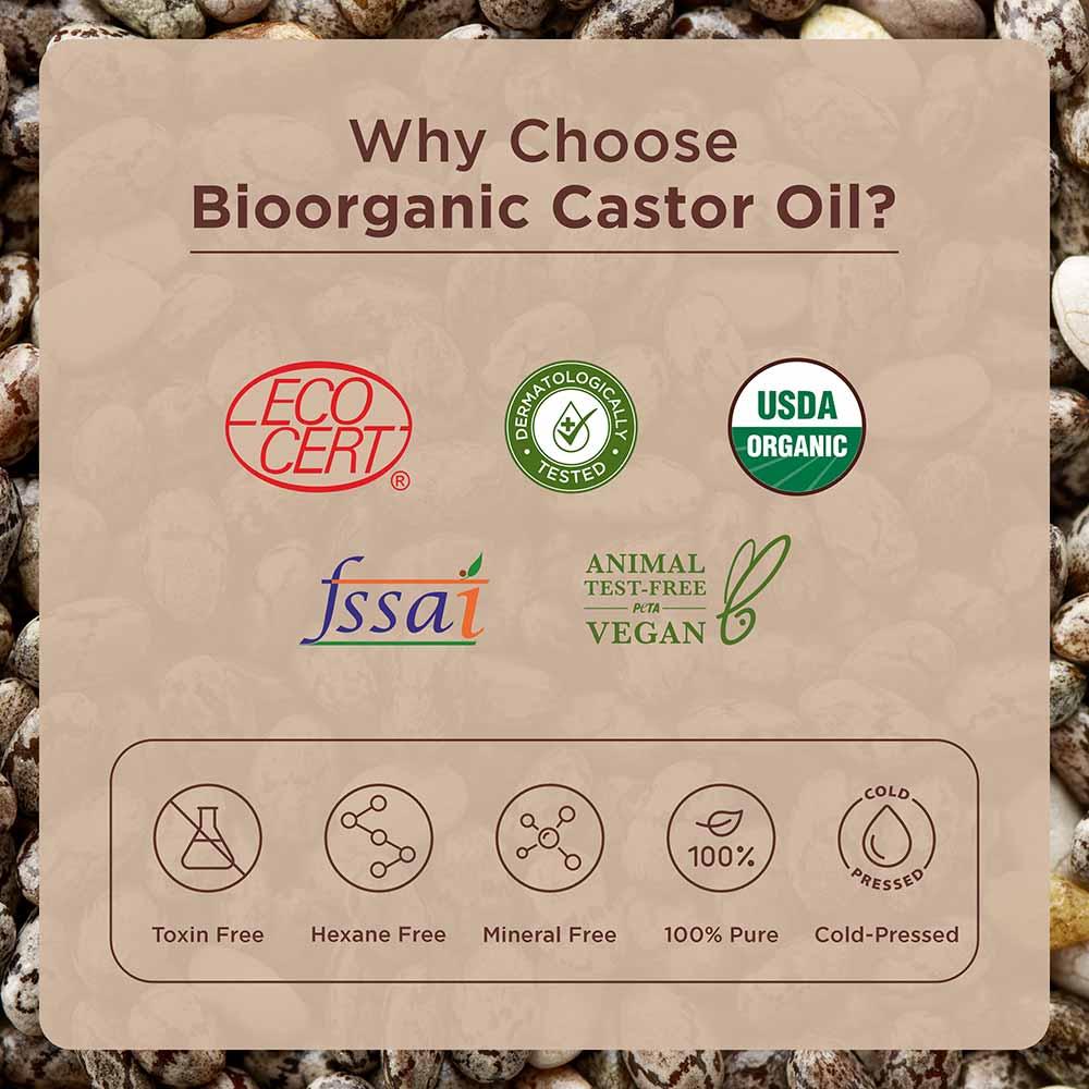 Pure & Organic Castor Oil - 200ml - Image 5