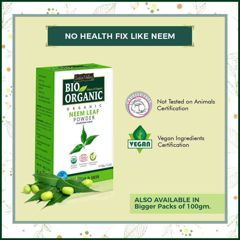 Bio Organic Acne Control Face Pack DIY Combo Beauty Kit - 90g + 30ml - Image 7