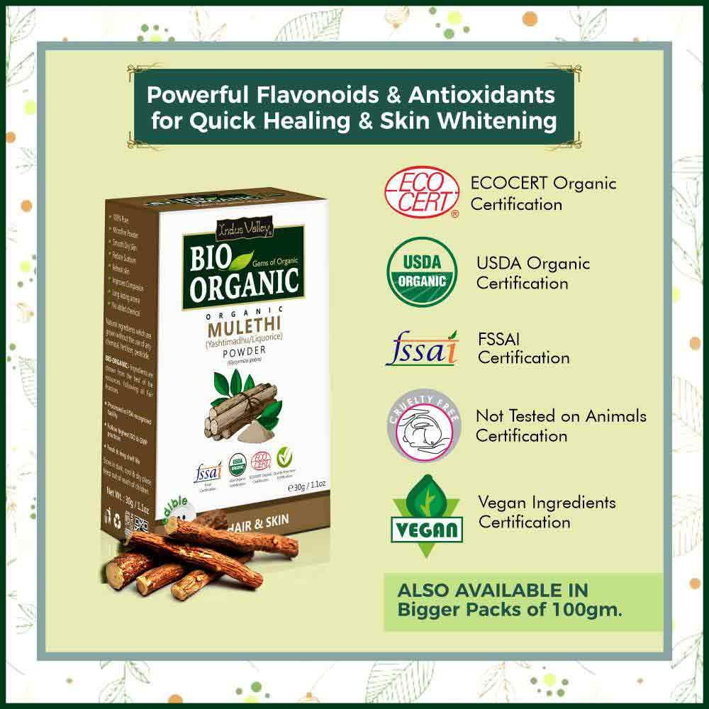 Bio-Organic Anti Bacterial Face Pack DIY Combo Beauty Kit - 120g - Image 2