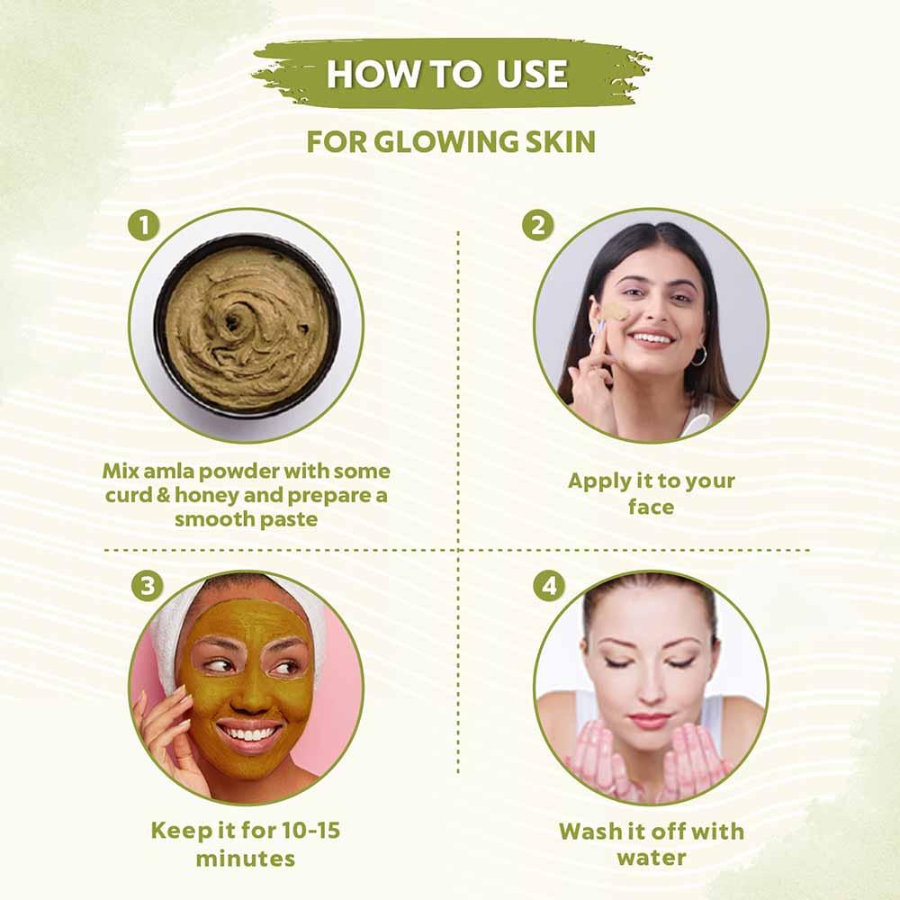 Bio Organic Amla Fruit Powder for Hair Growth and Skin - Image 4