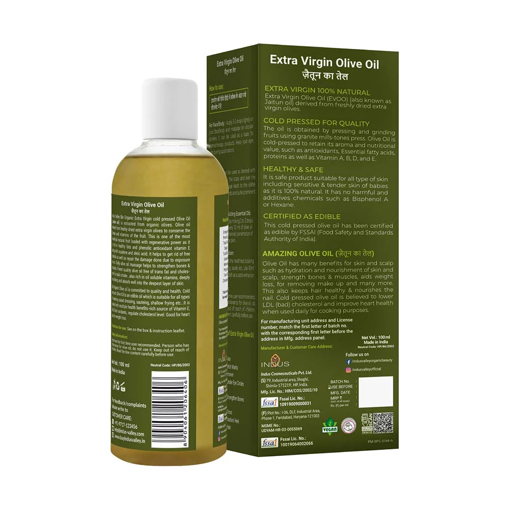Bio Organic Extra Virgin Olive Massage Oil - Image 2