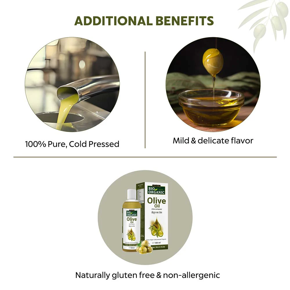 Bio Organic Extra Virgin Olive Massage Oil - Image 5