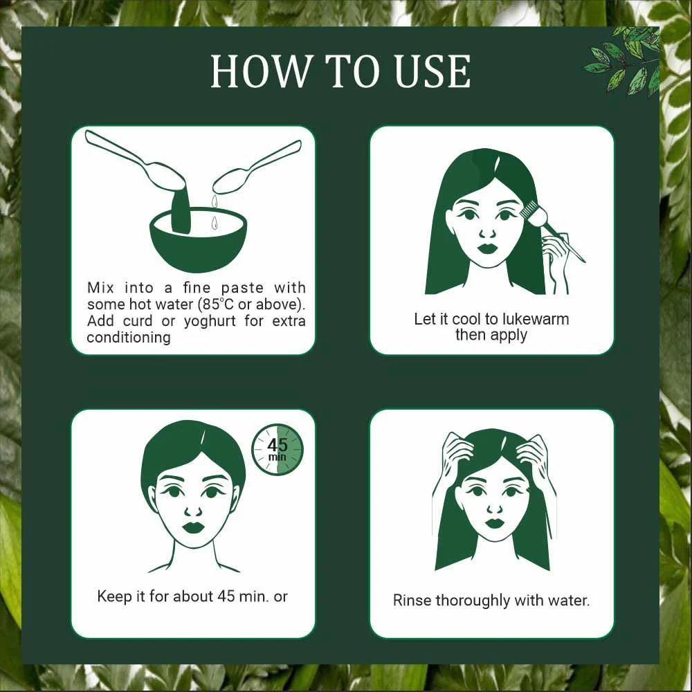 Bio Organic Henna Leaf Powder - Available in 3 Size - Image 5