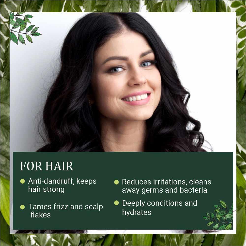 Indigo Leaf Powder and Henna Leaf Powder Combo with Applicator Brush - Image 2