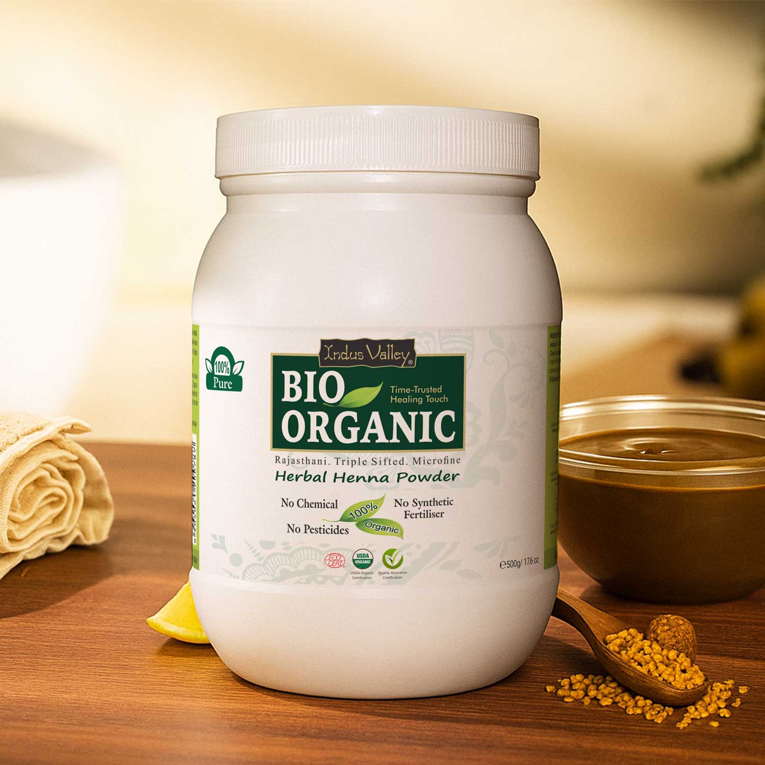 Bio Organic Natural Herbal Henna Powder - Image 10