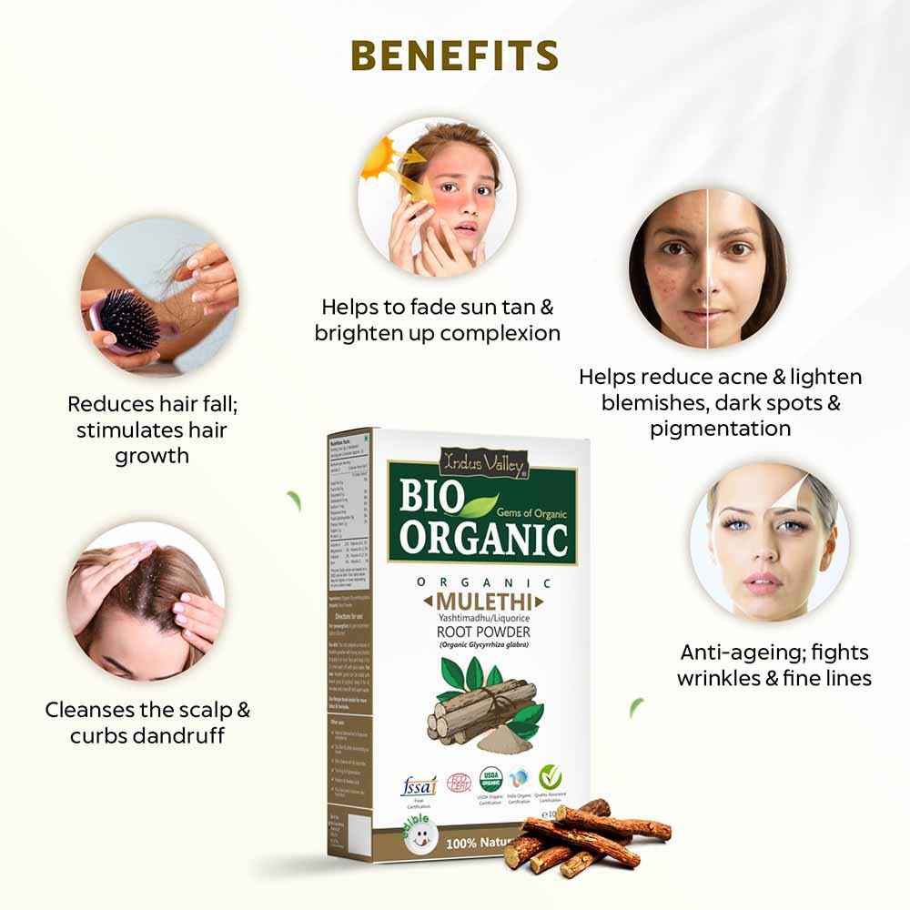 Bio Organic Mulethi Powder - Pack of 4 - Image 2