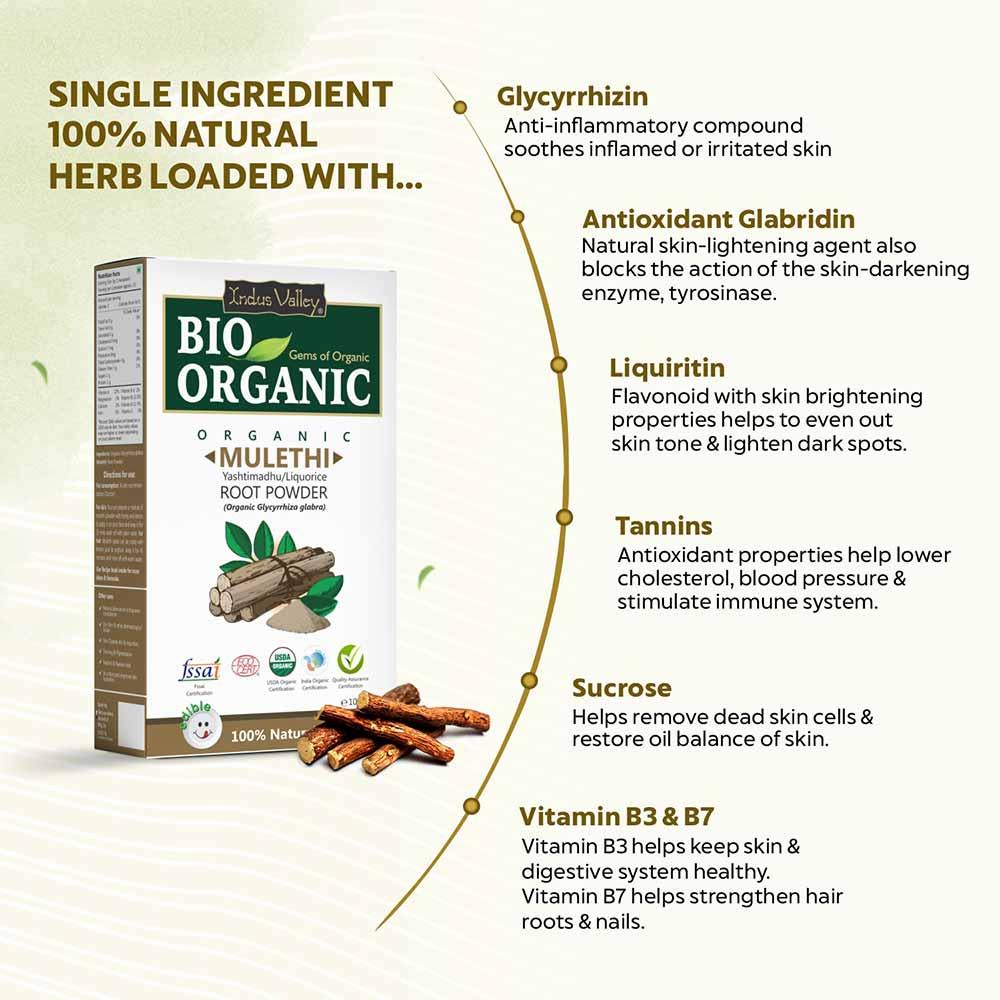 Bio Organic Mulethi Powder - Pack of 4 - Image 3