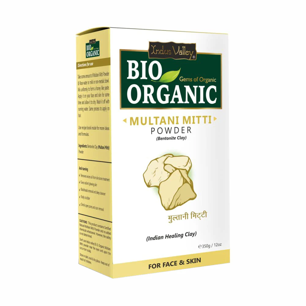 Bio Organic Multani Mitti Powder for Hair and Face Pack - Image 3