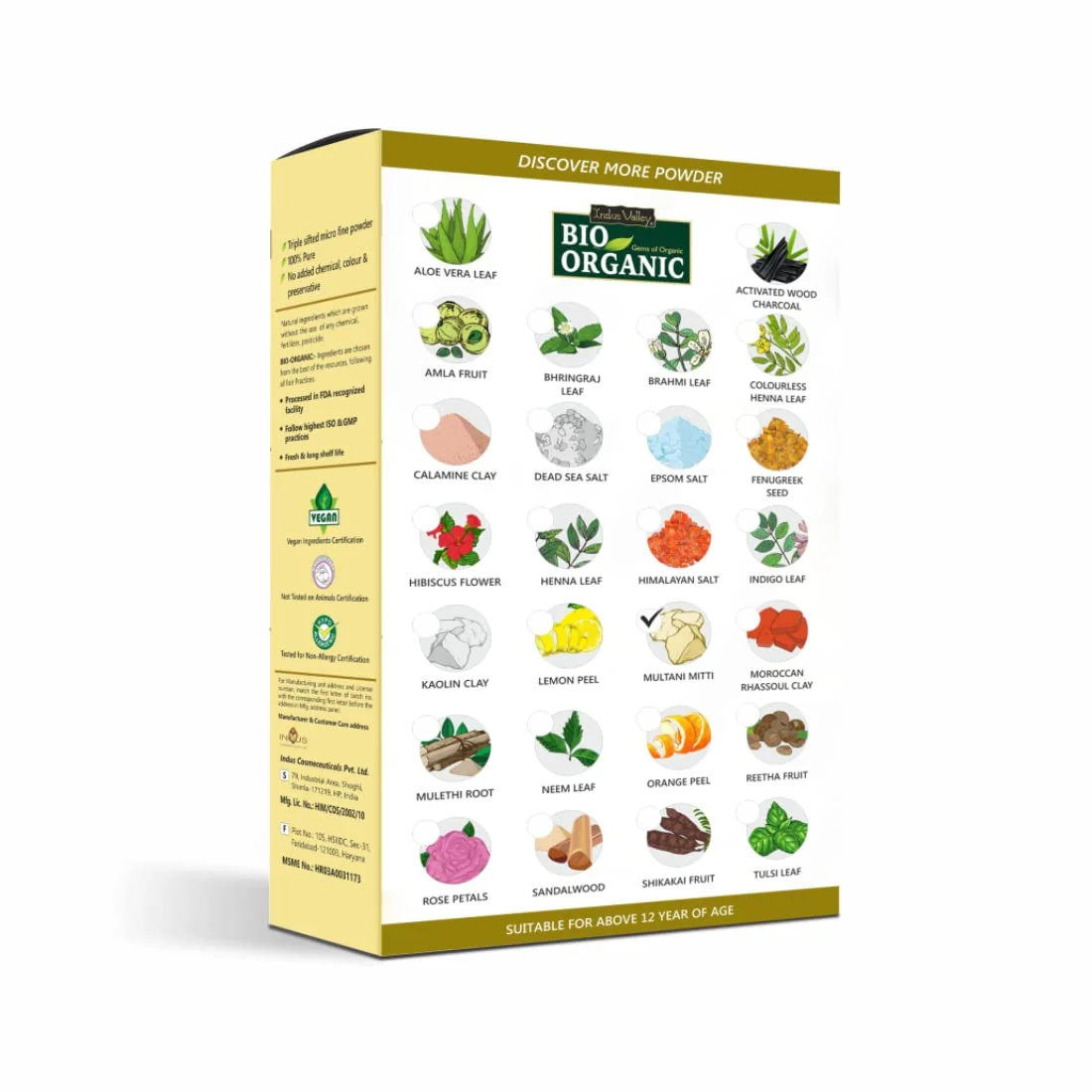 Bio Organic Multani Mitti Powder for Hair and Face Pack - Image 9