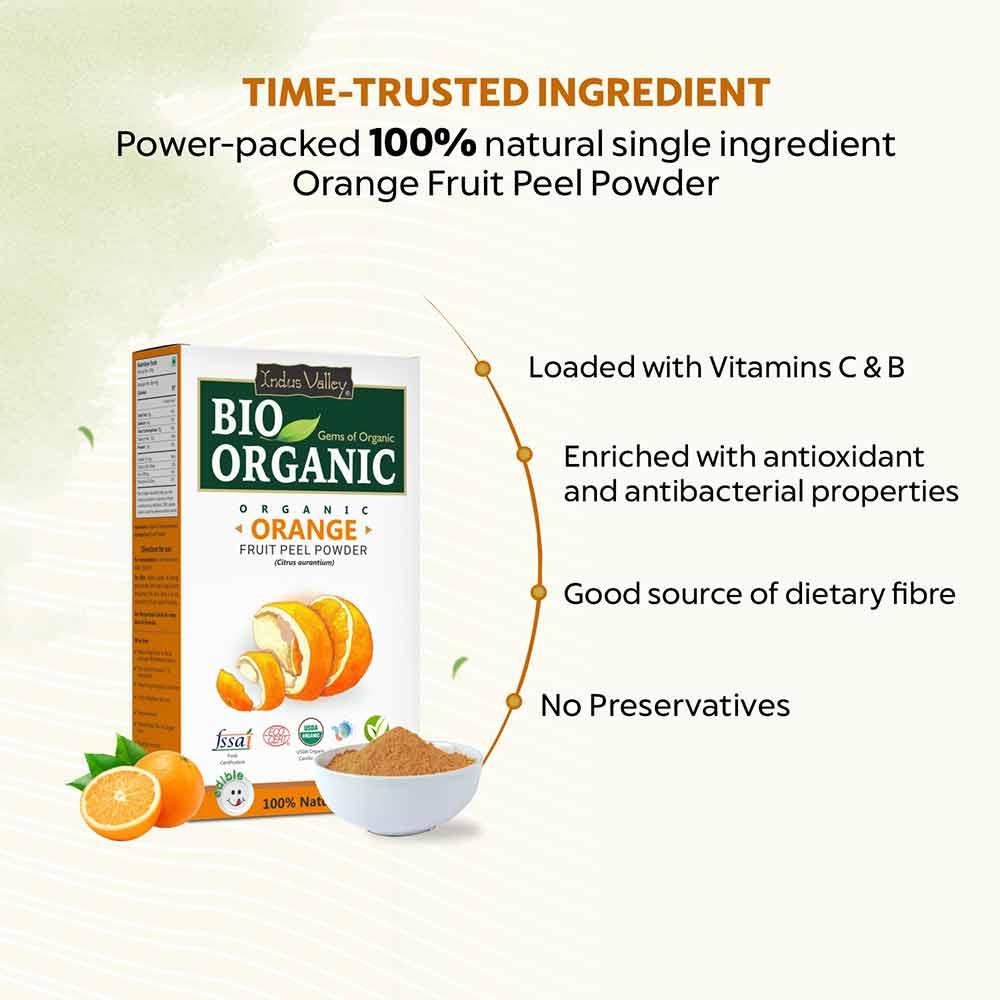 Bio Organic Orange Fruit Peel Powder - Image 3