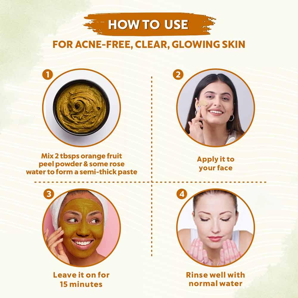 Bio Organic Orange Fruit Peel Powder - Image 4