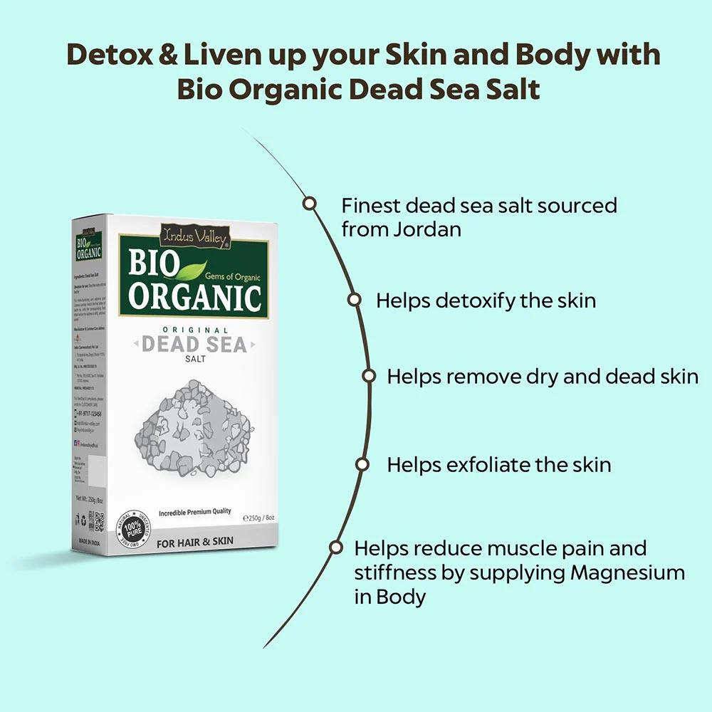 Bio Organic Original Dead Sea Salt - 250gm - Image 3