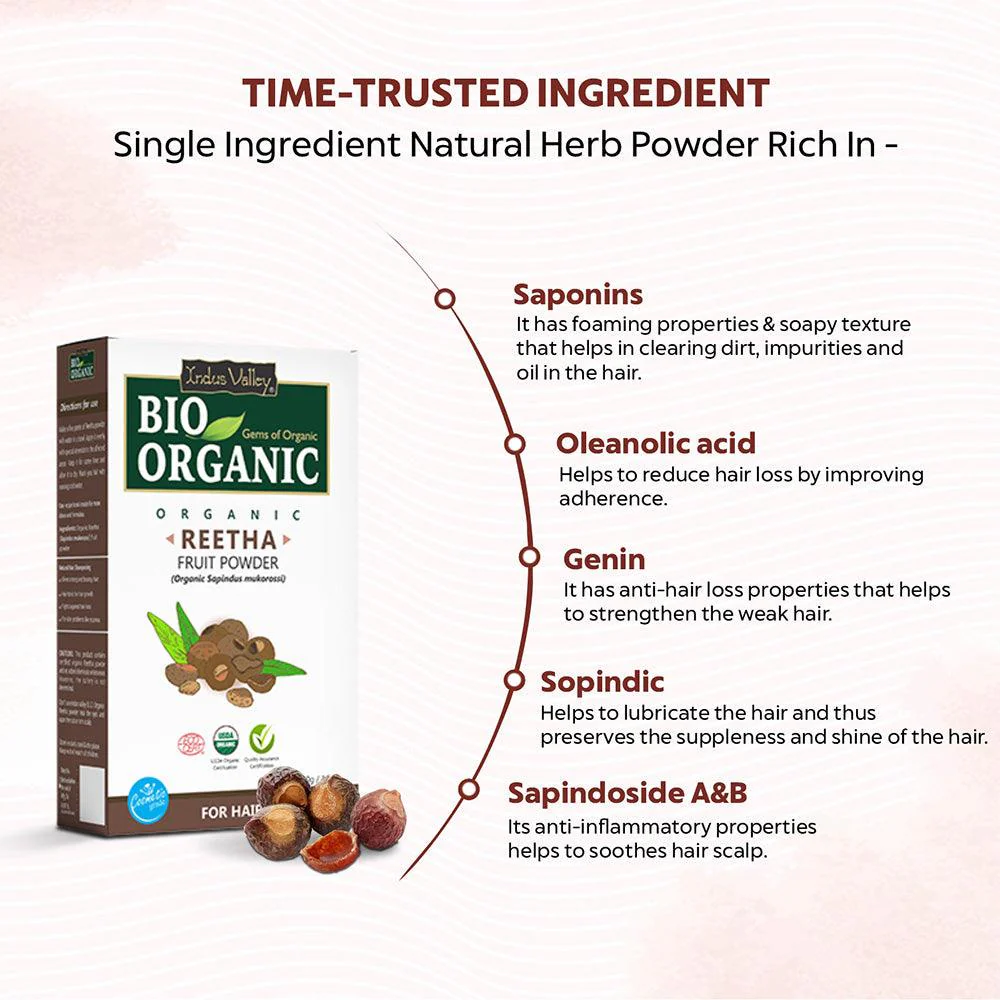 Bio Organic Reetha Fruit Powder - Image 6