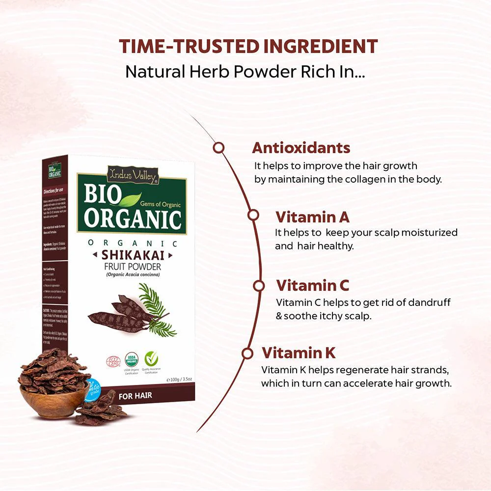 Bio Organic Shikakai Fruit Powder - Image 5
