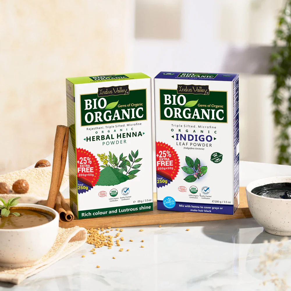 Bio Organic Indigo Leaf Powder for Natural Hair Coloring - Image 12
