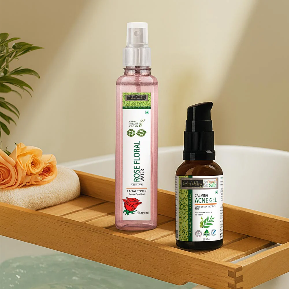 Calming Acne Gel Clarifies Skin & Soothes Acne With Seaweed Extract & Tea Tree Oil - 30ml. - Image 8