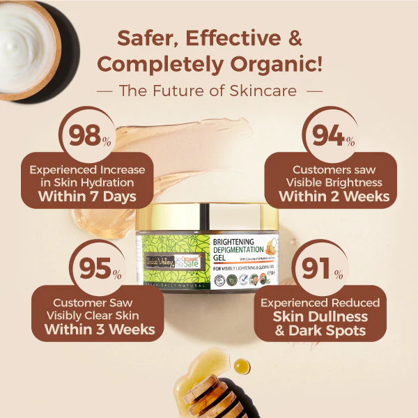 Brightening Depigmentation Gel for Reducing Pigmentation & Dark Spots With Cow Yogurt & Mashobra Honey - Image 2