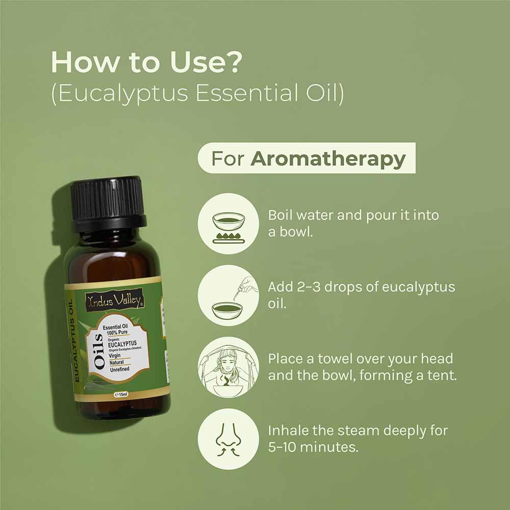 Pure & Organic Eucalyptus Essential Oil - 15ml - Image 3