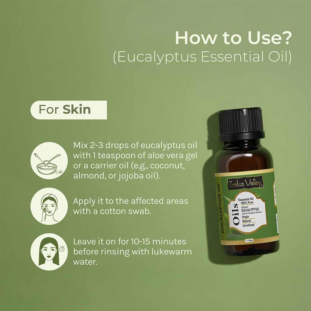 Pure & Organic Eucalyptus Essential Oil - 15ml - Image 5