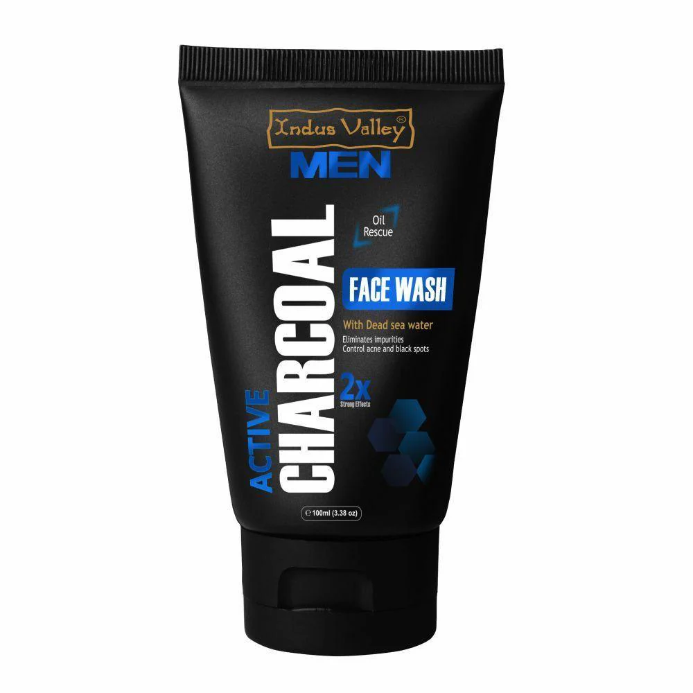 Men Oil Control Charcoal Face Wash - 100ml