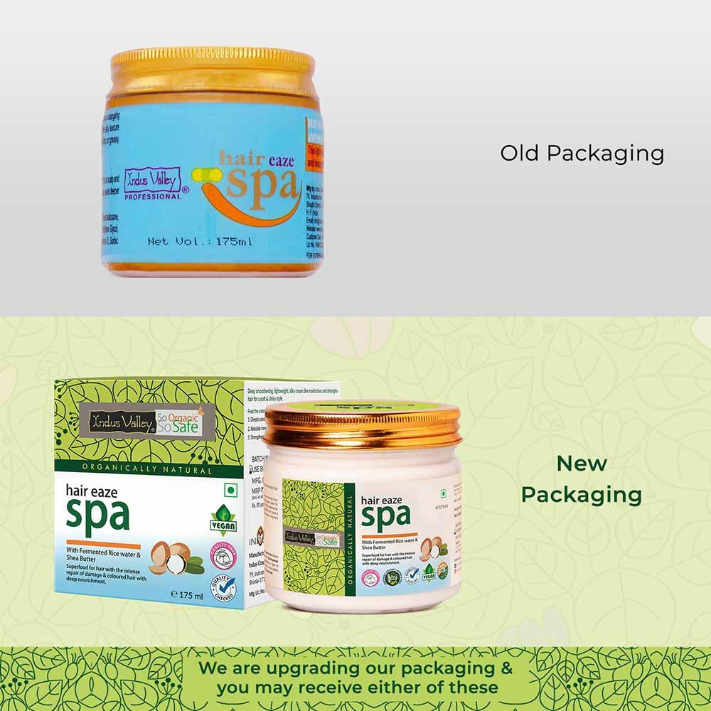 100% Organic Hair Eaze Spa for Deep Hair Nourishment & Revitalization - 175ml - Image 2