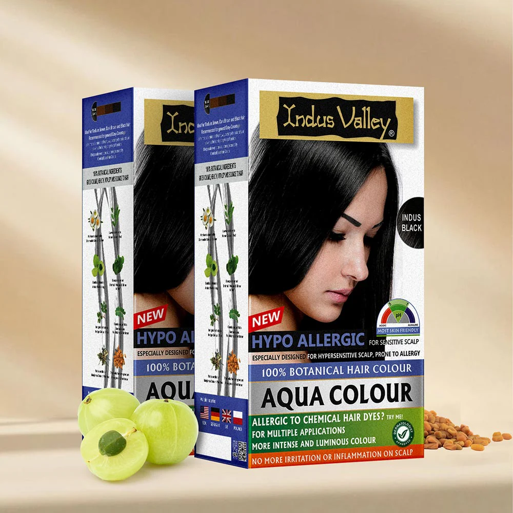 100% Botanical Aqua Colour For Sensitive and Allergy Prone Scalp - Available in 4 Shades - Image 11