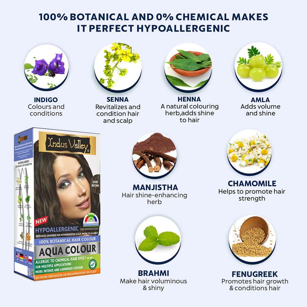 100% Botanical Aqua Colour For Sensitive and Allergy Prone Scalp - Available in 4 Shades - Image 2