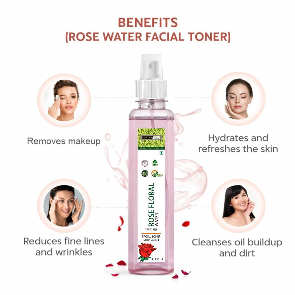Rose Water/ Skin Toner/ Gulab Jal - Pack of 4 - Image 2