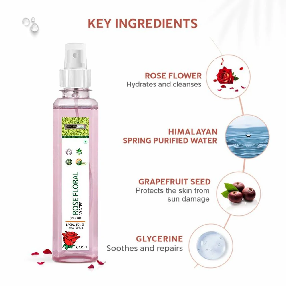 Rose Water/ Skin Toner/ Gulab Jal - Pack of 4 - Image 3