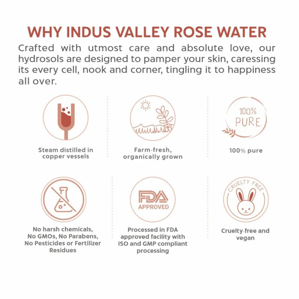 Rose Water/ Skin Toner/ Gulab Jal - Pack of 4 - Image 5