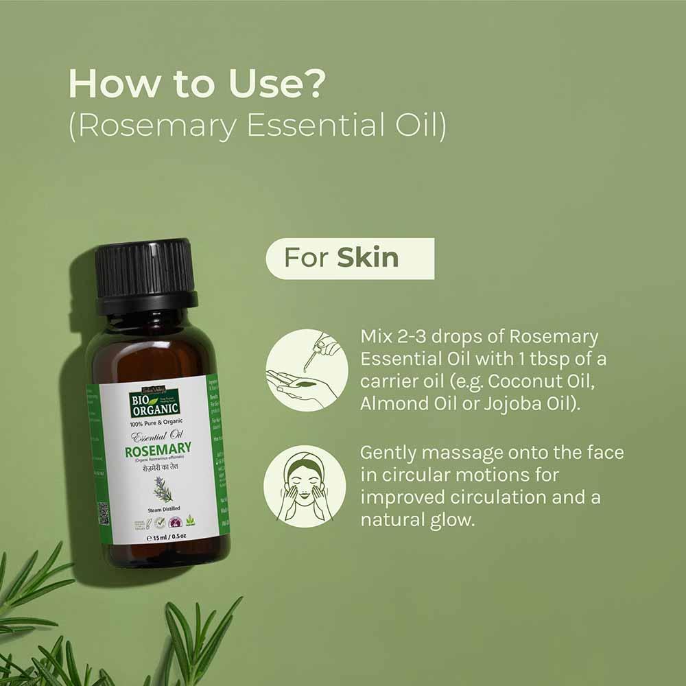 Pure & Organic Rosemary Essential Oil (15ml) - Image 4